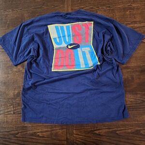 Vintage 90s Nike "Just Do It" Block Logo T-Shirt - Made in USA - Size XXL